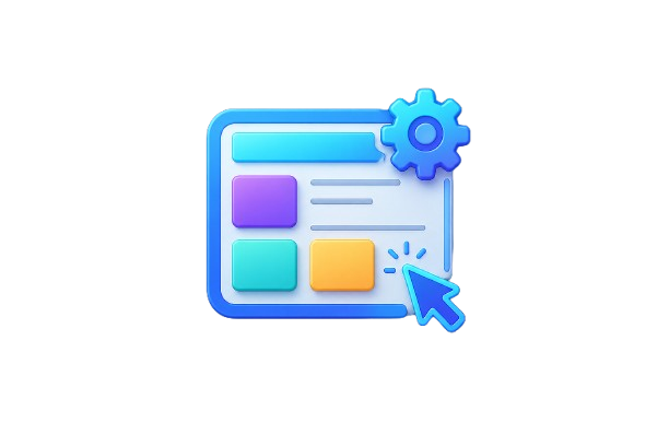 Customisable Template Designer Icon